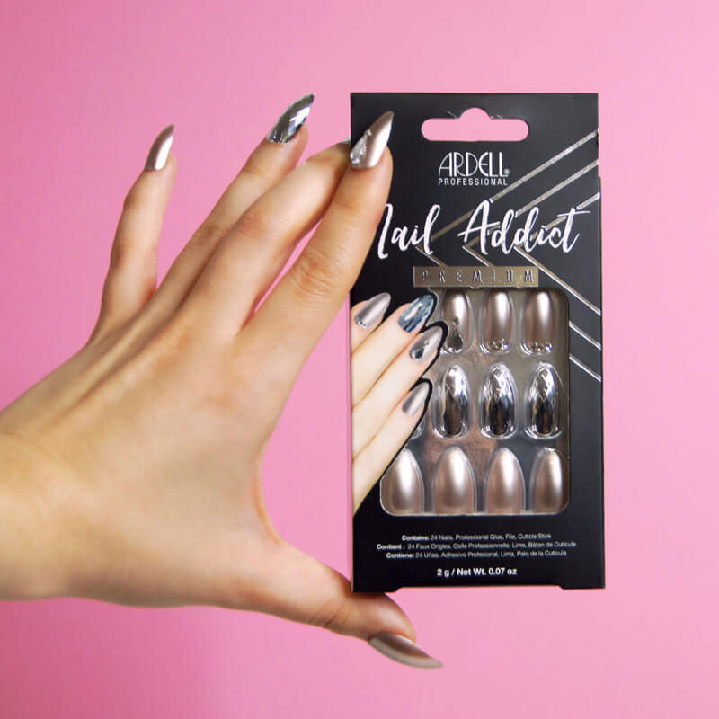 Faux ongles Nail Addict champagne ice