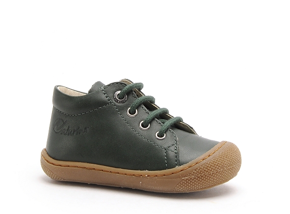 Naturino boots bottine bebe cocoon nappa spazz vert