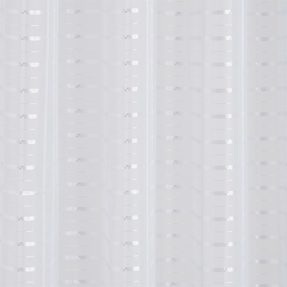 Voilage à motif rayures effet perle 140x240 cm