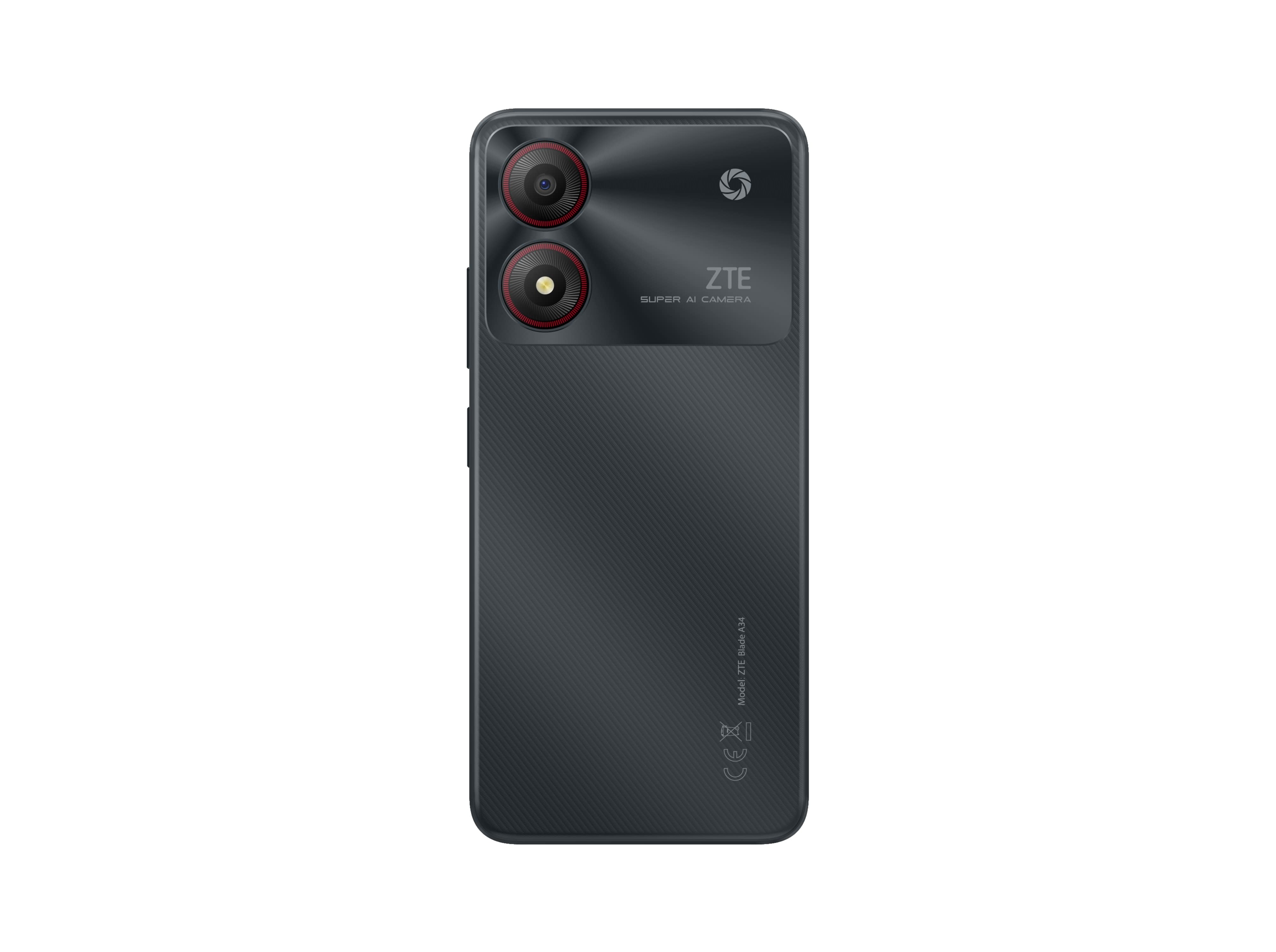 SMARTPHONE ZTE BLADE A34 CINZA 4GB 64GB