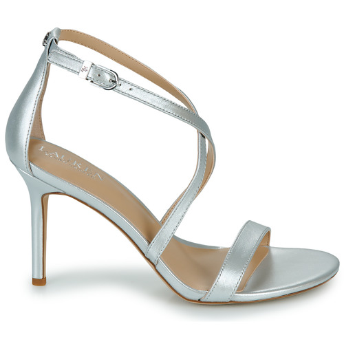 Lauren Ralph Lauren - GABRIELE-SANDALS-HEEL SANDAL Plata