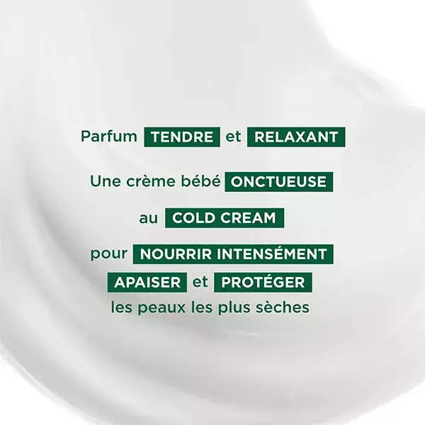 Creme hidratante nutritivo de calêndula para bebês Klorane, 40ml