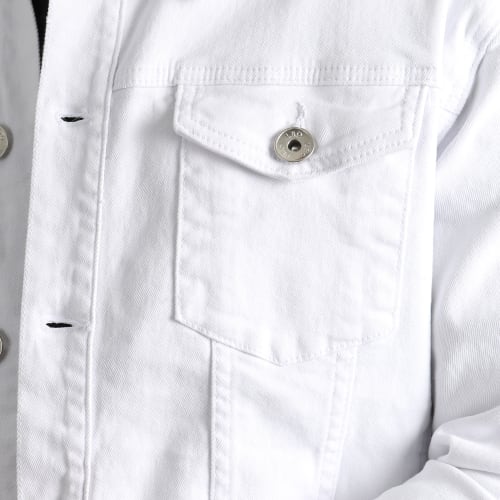 Veste Jean Oversize Large 0087 Denim Blanc