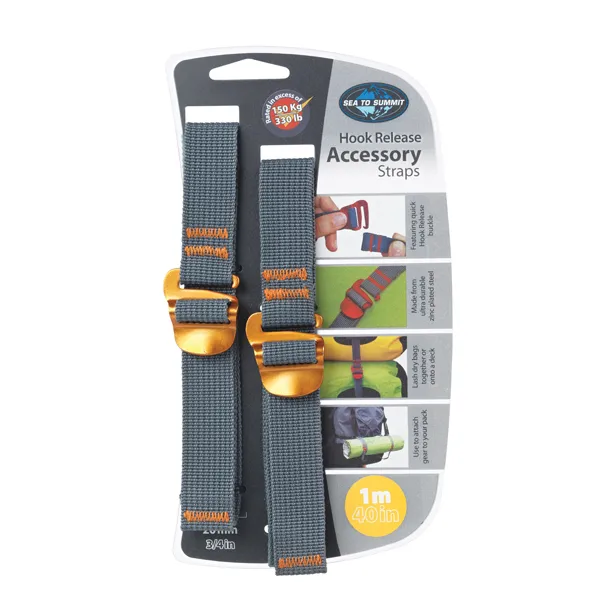 Sea To Summit TIEDOWN HOOK STRAP 20MM Yellow