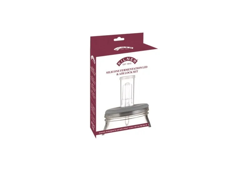 Lock och luftlås Fermentering set Kilner® -  Silikon - Plast