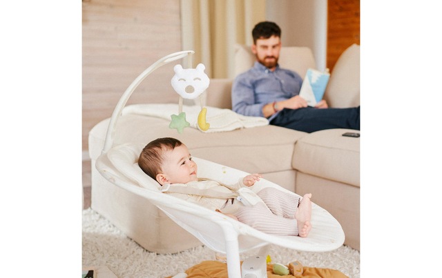 badabulle Babyschaukel »Creme« bis 9 kg