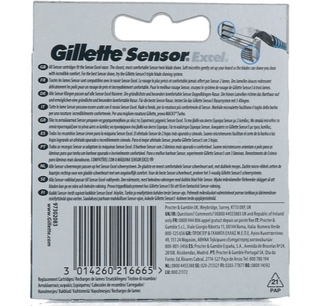 Gillette Sensor Excel Scheermesjes 10ST