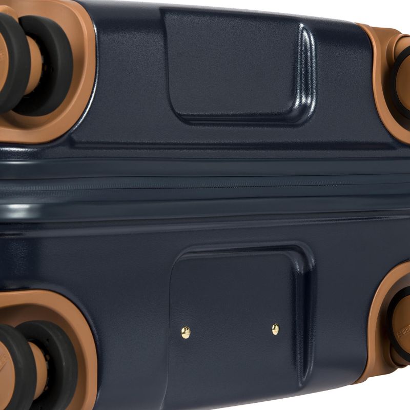 Valise rigide Bellagio 70.5 cm Bleu/Tabac
