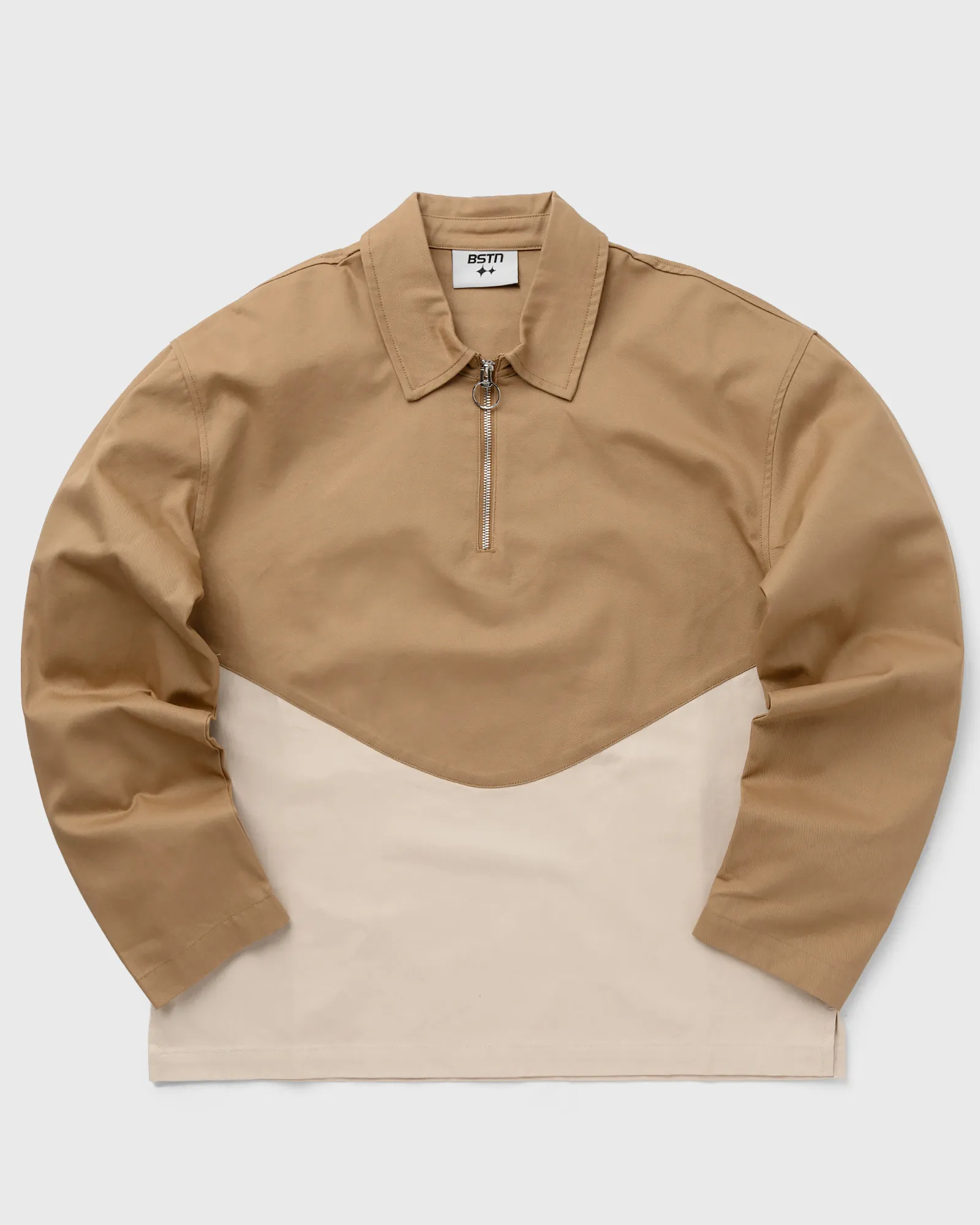 BSTN Brand TWO-TONE HALFZIP SHIRT