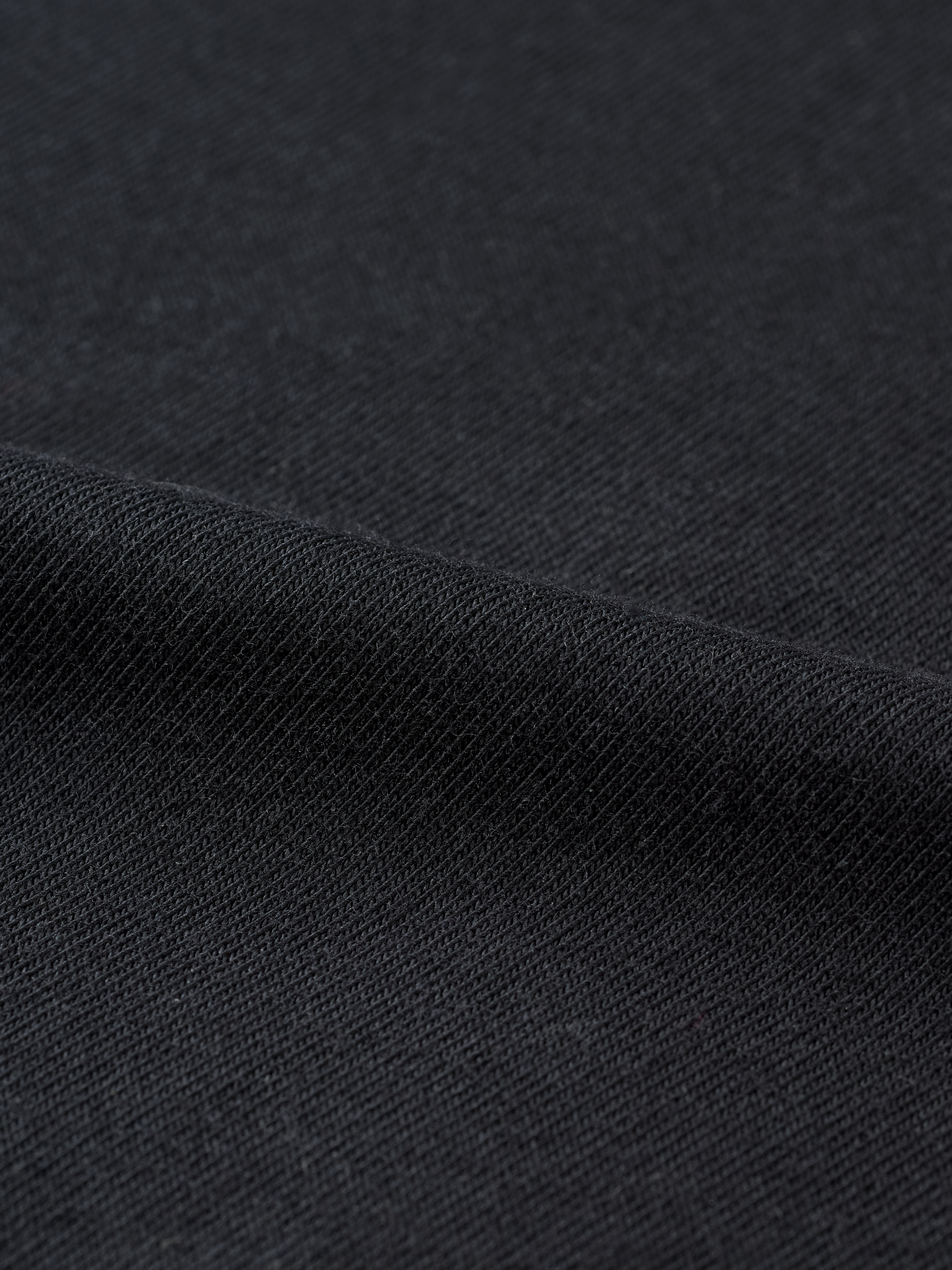 T-shirtjurk van katoen voor dames in Zwart