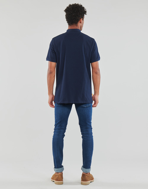Timberland - SS MILLERS RIVER COLLAR JACQUARD POLO (SLIM) - Marine