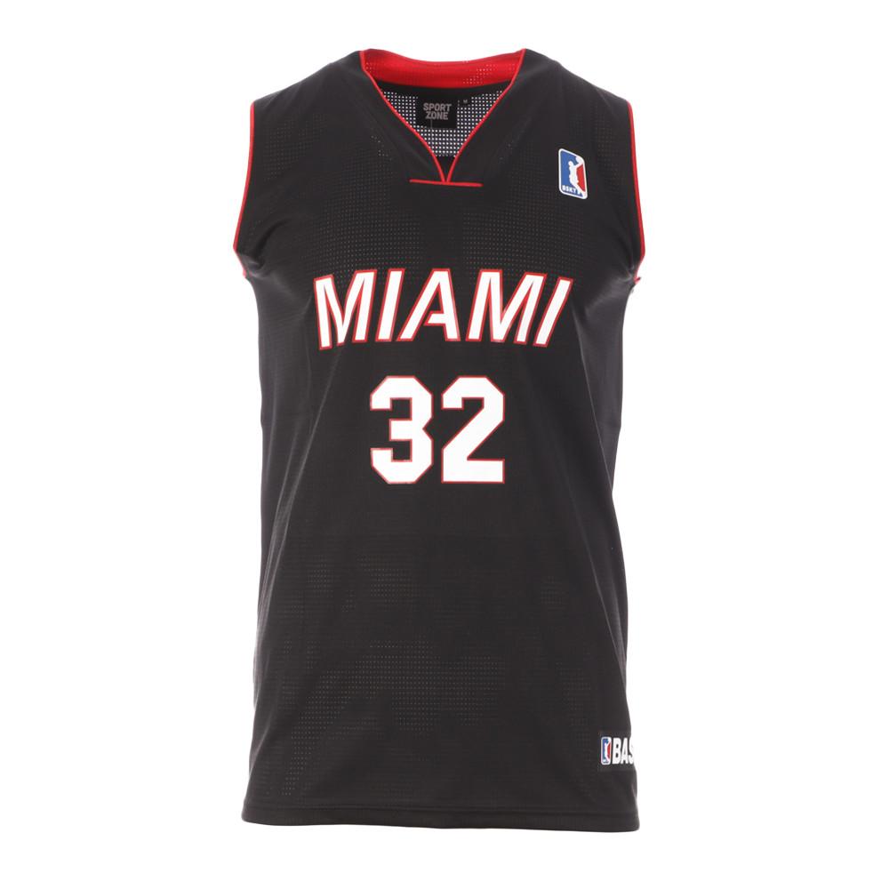 Sport Zone Miami Maillot de basketball Noir Homme Sport Zone Miami 32