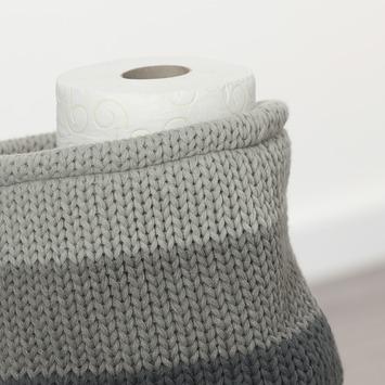 Sealskin Opbergmand Knitted 20x20 cm Grijs