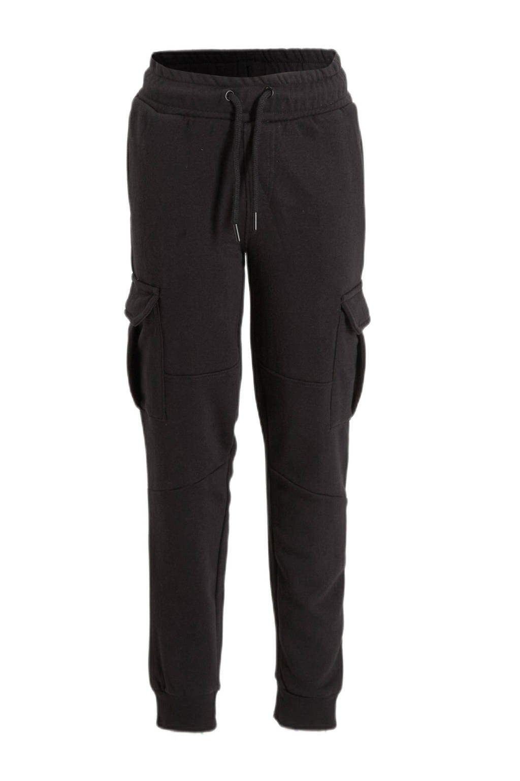 anytime cargo joggingbroek zwart