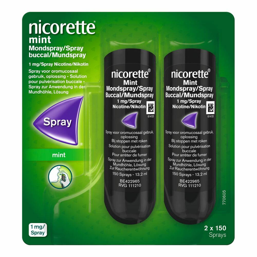 Nicorette Mondspray Mint Duo 1 mg2x13,2