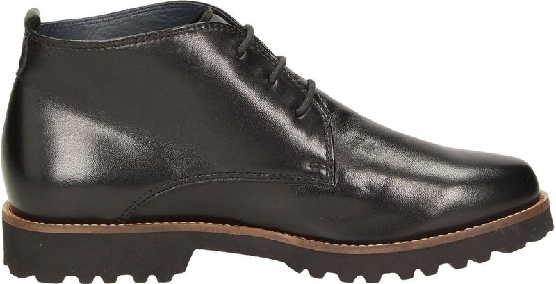 SIOUX - Meredith - Veterlaarsjes - Zwart - Leren Schoen