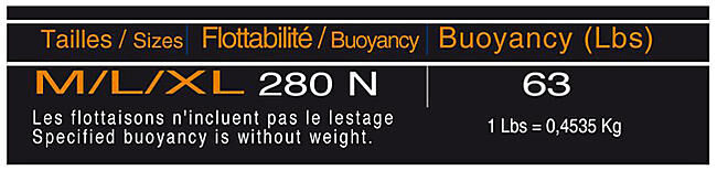 BEUCHAT - GILET STABILISATEUR MASTERLIFT TEK