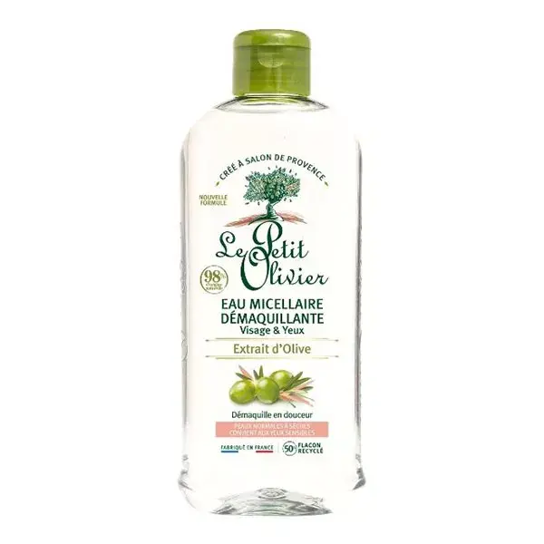 Água Micelar de Limpeza com Oliva Le Petit Olivier 400ml