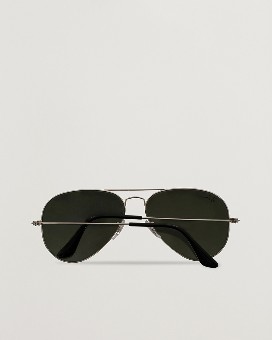Ray-Ban 0RB3025 Aviator Large Metal Sunglasses Silver/Grey Mirror