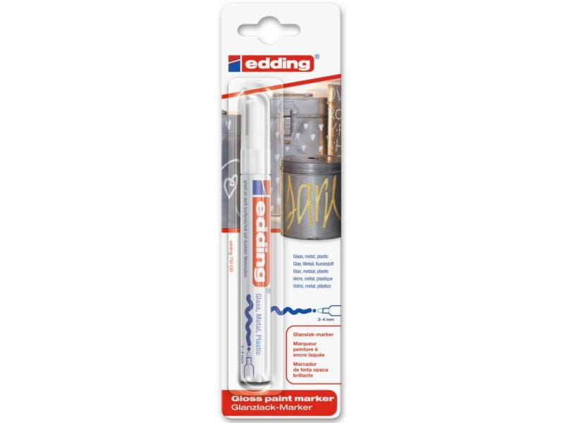 edding Lackmarker 750 Weiss 1 Stift