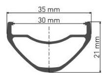 Roue Avant DT Swiss FR1950 Classic 27.5''/30mm | Boost 20x110mm