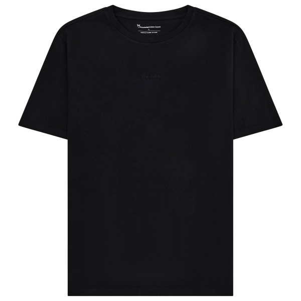 KnowledgeCotton Apparel - Regenerative Organic Cotton Chest Embroidery II - T-shirt