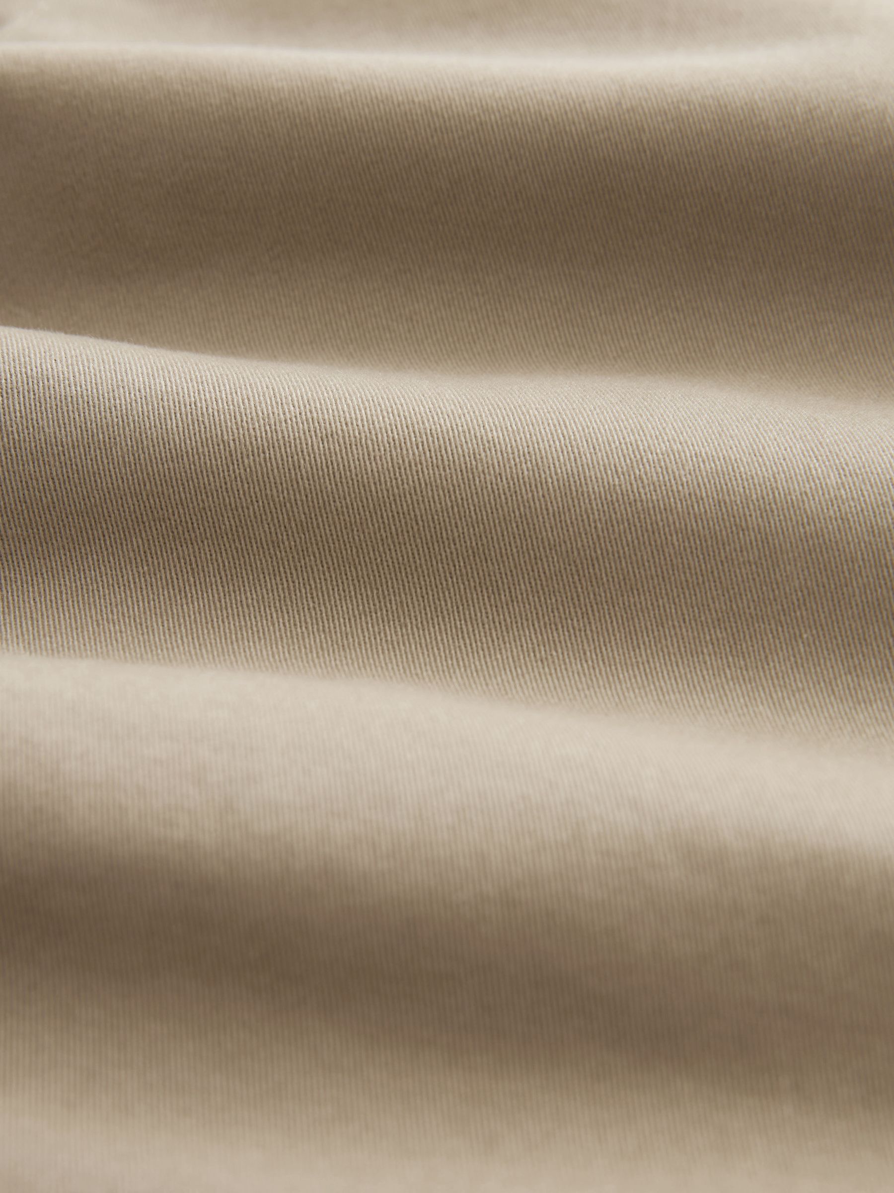 Pastelgeel - Relaxed fit - Chinoshort met stretch