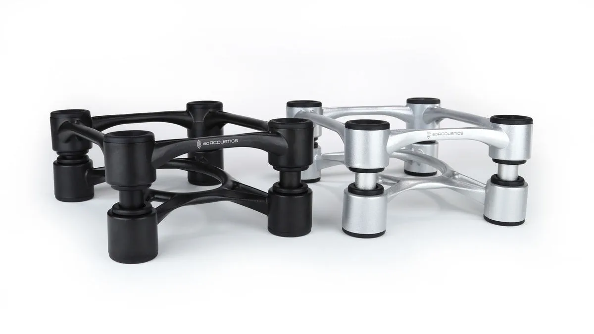 IsoAcoustics Aperta Silver (la paire) Absorbeurs acoustiques