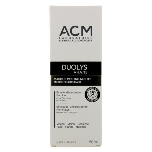 ACM Masque peeling minute Duolys 15% AHA - Soin exfoliant fort