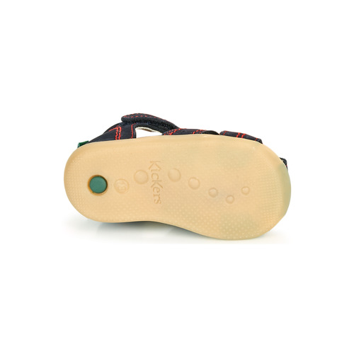 Kickers - BIGBAZAR-2 - Beige / Jaune / Marine