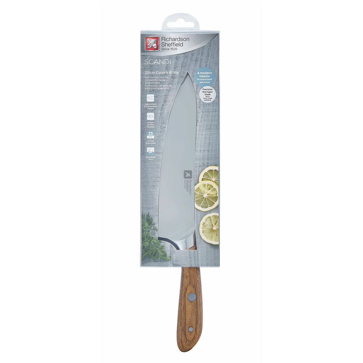Scandi - Couteau de cuisine 20cm Richardson Sheffield