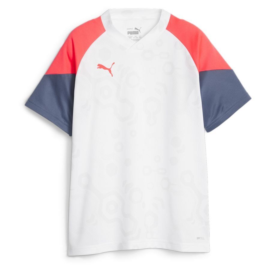 PUMA T-shirt d'Entraînement IndividualCUP - Blanc/Fire Orchid Enfant