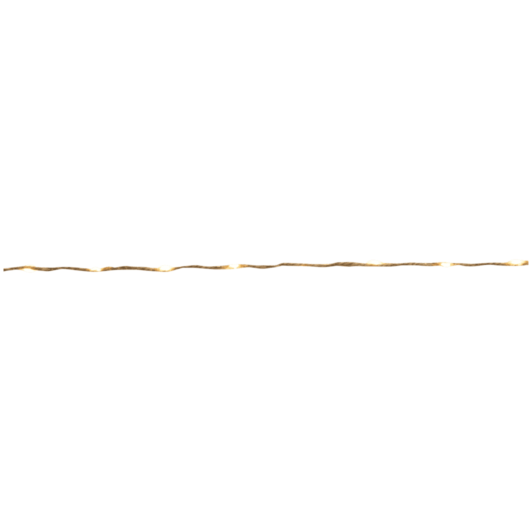 Corde de jute avec éclairage LED