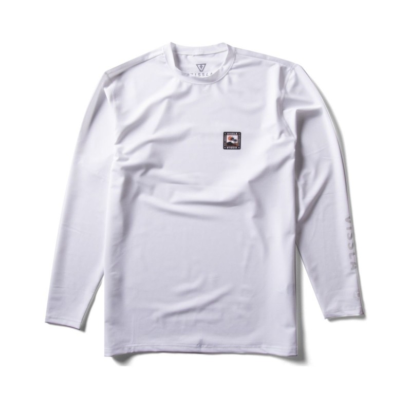 Lycra Manches Longues Vissla Easy Seas Eco 2025 - Blanc - The Corner Shop