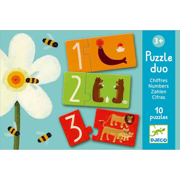 DjecoDjeco   Puzzle Duo Zahlen