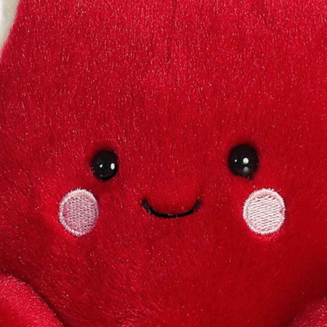 palm pals knuffelappel red crisp - 13 cm