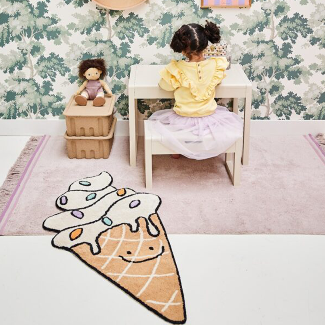 Tapis petit vloerkleed ice cream - 130x60 cm