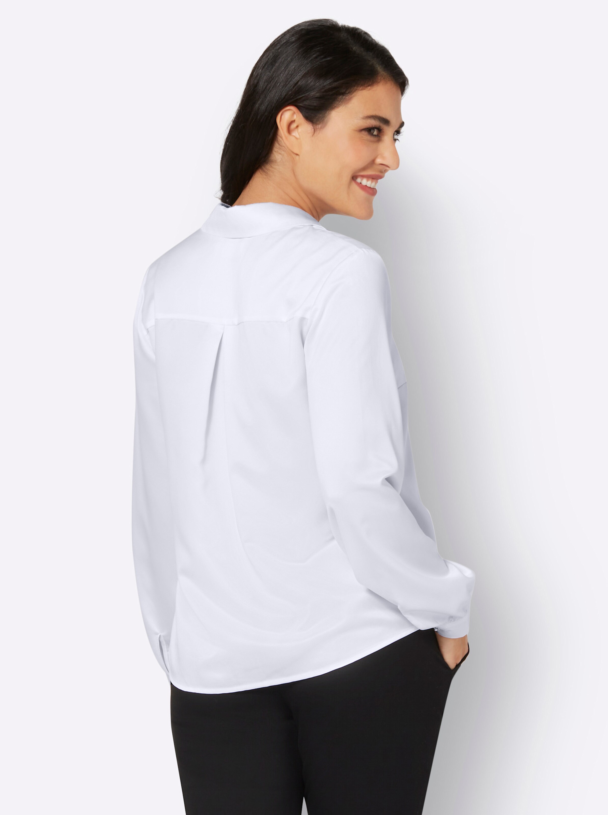 Bluse in weiß