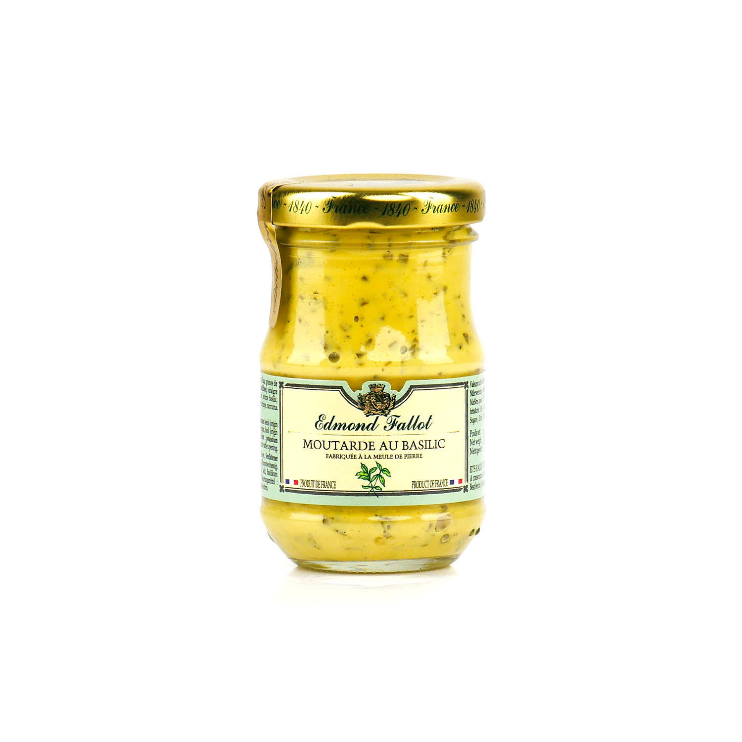 Moutarde au basilic