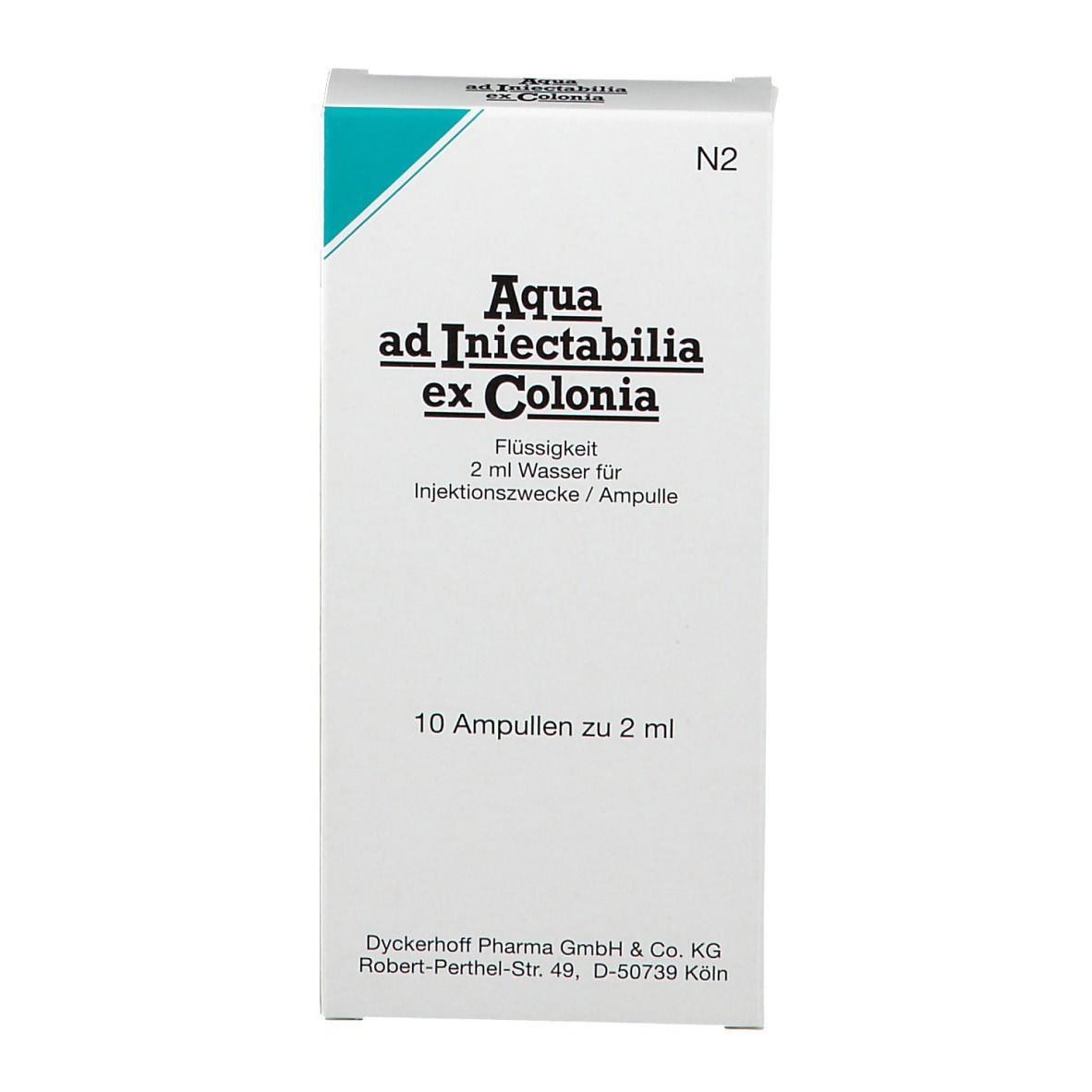 Aqua ad Iniectabilia ex Colonia