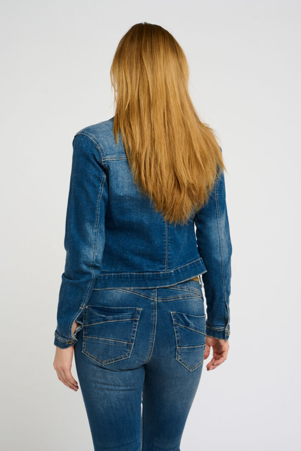 Cream Lisa Denim Jacket Blå