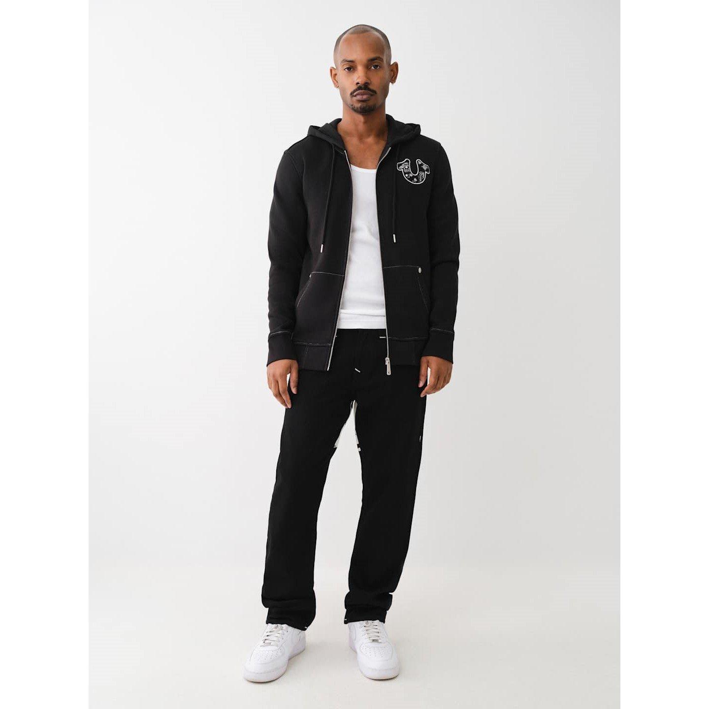 True Religion TR Chenille Full Zip Hoodie