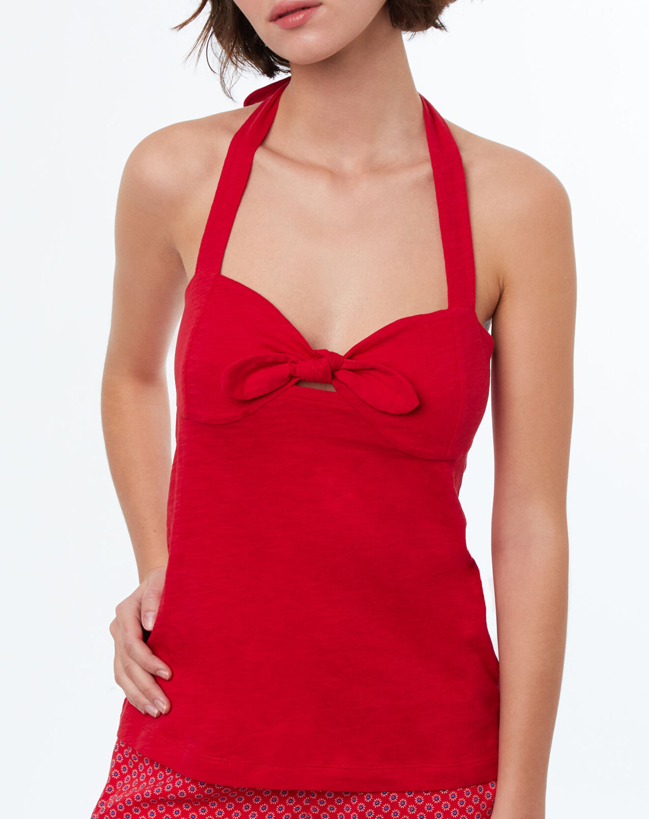 Etam Haut de pyjama Philipa rouge
