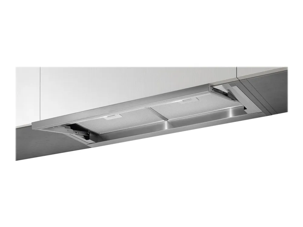 Elica Lever IX/A/56 - Hætte - teleskopisk - bredde: 59.74 cm - dybde: 31 cm - udtrækning og recirkulation (-) - rustfrit stål
