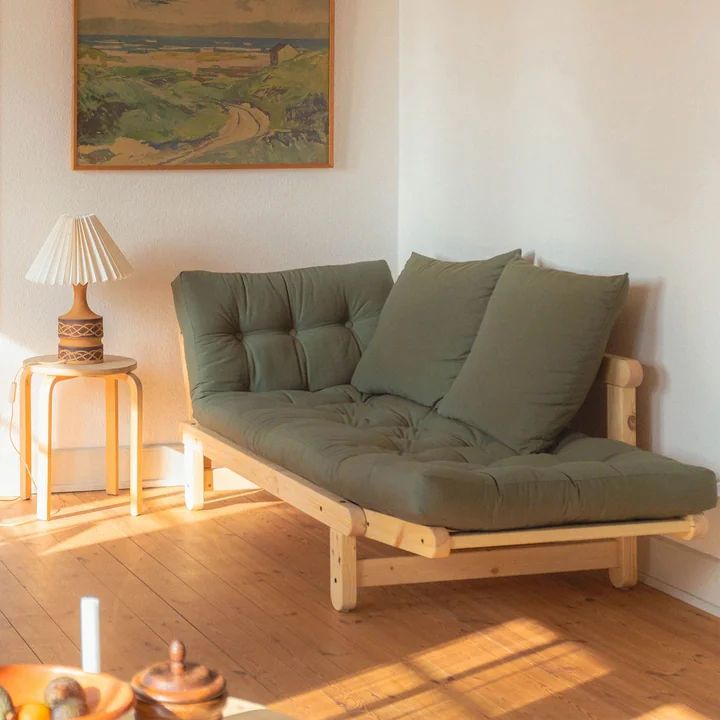 Karup Design - Beat Schlafsofa, Kiefer natur / linen