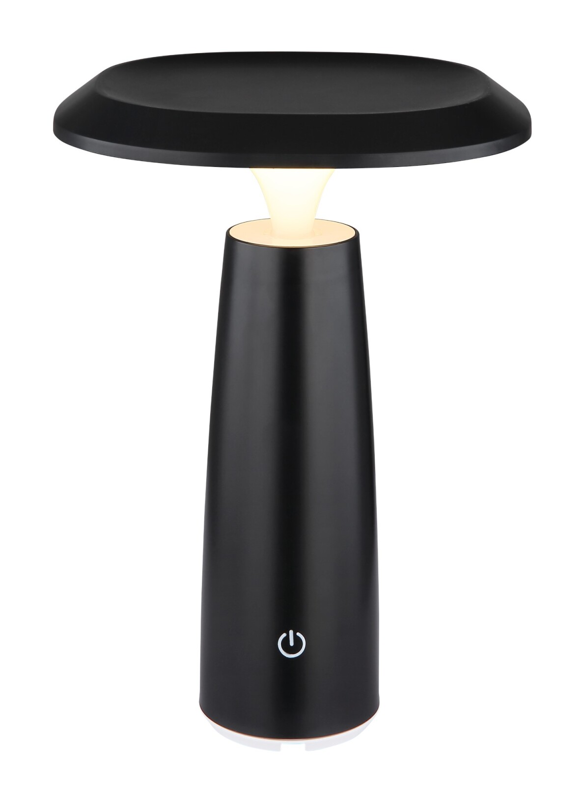 LED-Tischleuchte - schwarz matt - weiß - schwenkbar