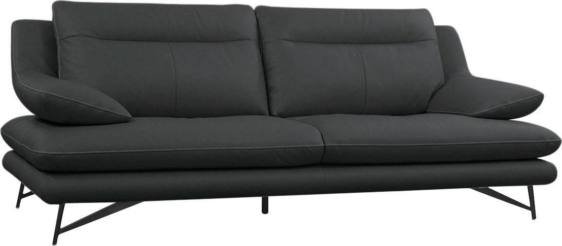 CALIA ITALIA 2,5-Sitzer »Cezanne, italienisches Design trifft erstklassigen Sitzkomfort, Leder« Edles Designsofa in besonders langlebigen & pflegeleichten Lederarten