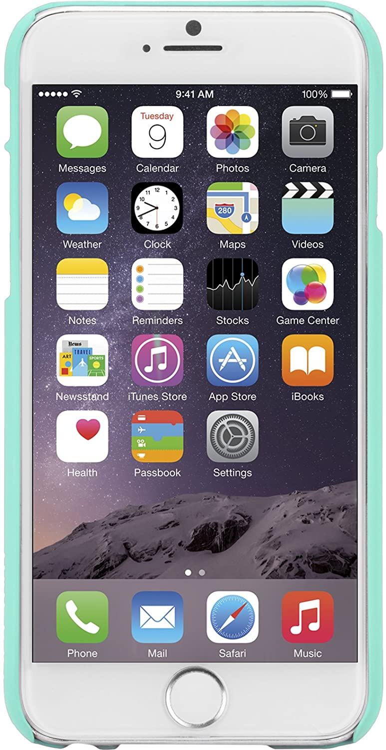 iPhone SE (2022/2020) / 8 / 7 / 6S Barely There Ultra Thin Hardcase Hülle (CM033502) - Türkis