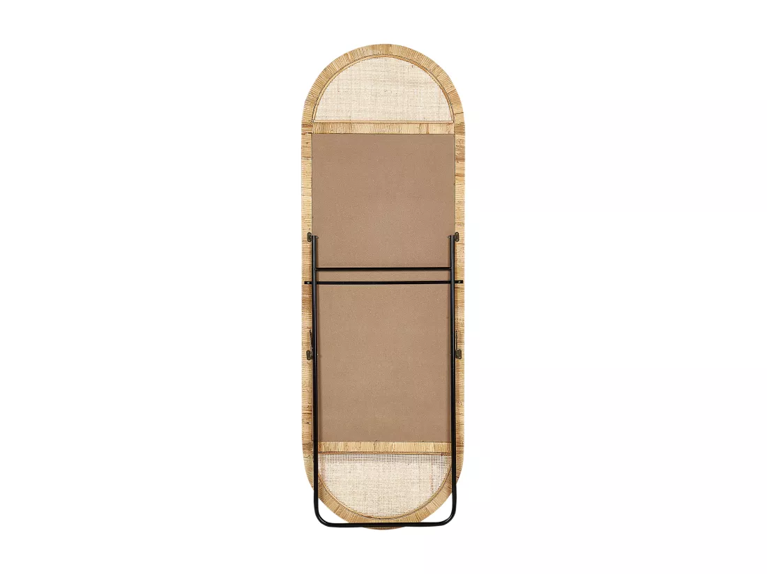 Miroir sur pied BARGES 150 cm Rotin Naturel