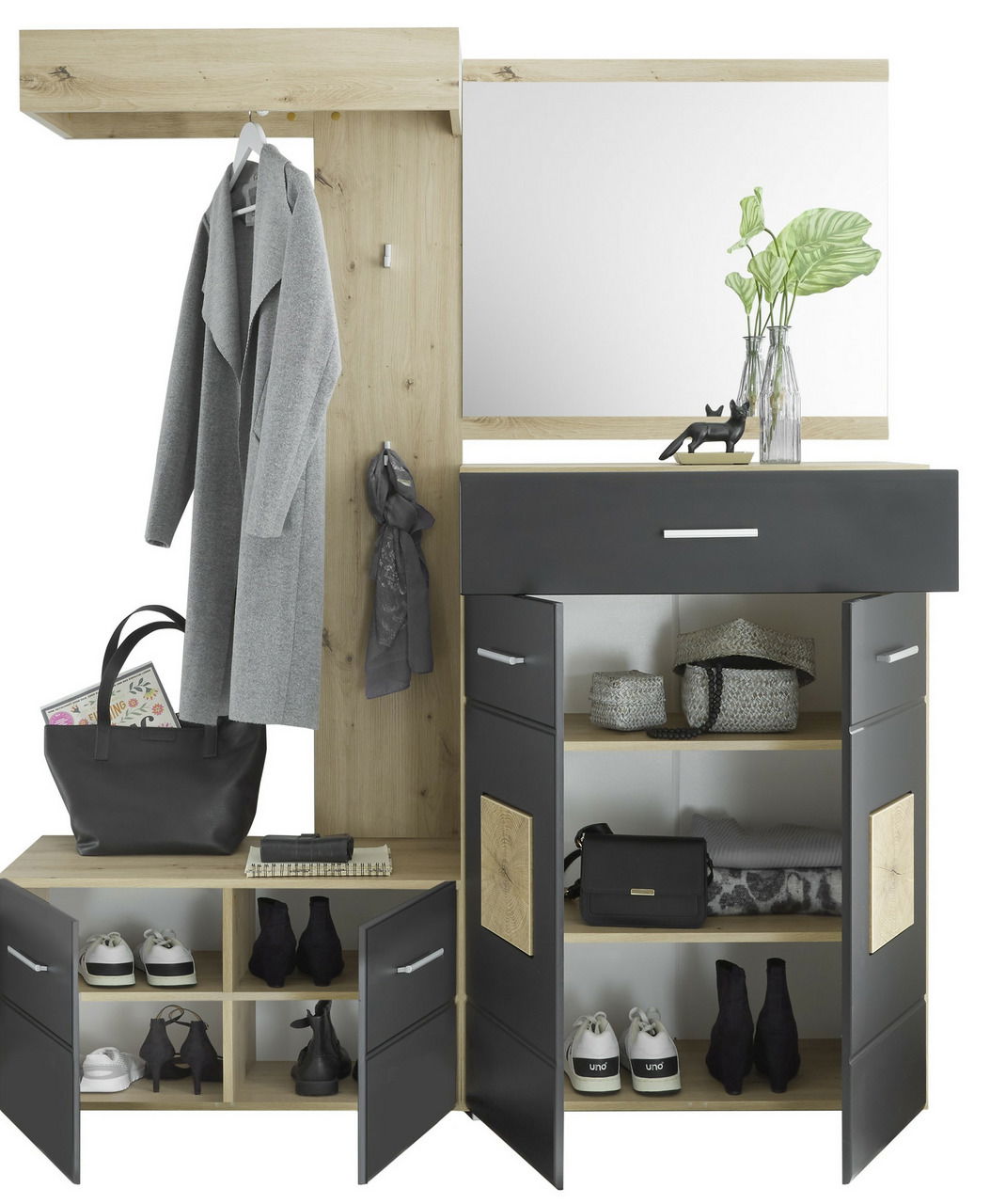 XORA Kompaktgarderobe GEORGIA
